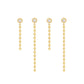 Ball Chain Drop Earring Set-Luv AJ-1000 Palms