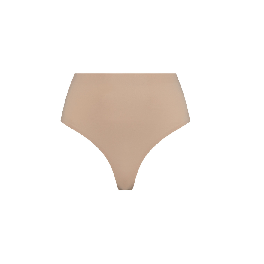 Invisible Mid Waist Thong-Bye Bra-1000 Palms